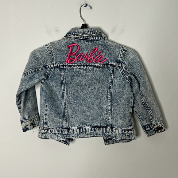 Barbie Girl’s Denim Button Down Embroidered Jacket - Picture 5 of 5